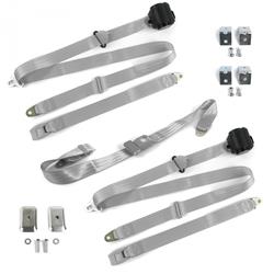 SafeTBoy 3-Point Retractable Push Button Buckle Lap Belts for 1979-1986 CAPRI, 1979-1993 MUSTANG - STBD3474