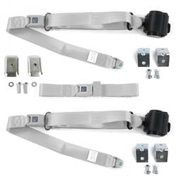 SafeTBoy 3-Point Retractable Push Button Buckle Lap Belts STBD3465