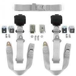 SafeTBoy 3-Point Retractable Push Button Buckle Lap Belts STBD34B6