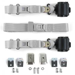 SafeTBoy 3-Point Retractable Push Button Buckle Lap Belts STBD3495