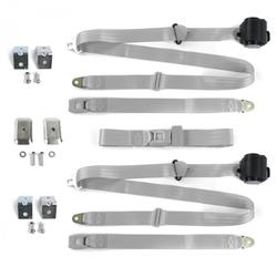 SafeTBoy 3-Point Retractable Push Button Buckle Lap Belts for 1964-1966 MUSTANG - STBD34AA