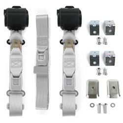 SafeTBoy 3-Point Retractable Push Button Buckle Lap Belts STBD34BC