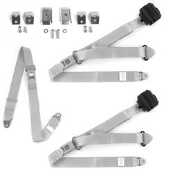 SafeTBoy 3-Point Retractable Push Button Buckle Lap Belts for 1971-1973 MUSTANG - STBD34C9