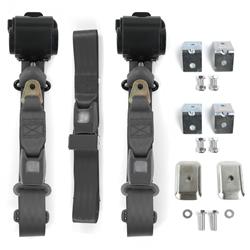 SafeTBoy 3-Point Retractable Push Button Buckle Lap Belts for 1979-1986 CAPRI, 1979-1993 MUSTANG - STBD353B