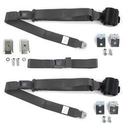 SafeTBoy 3-Point Retractable Push Button Buckle Lap Belts for 1964-1966 MUSTANG - STBD3556