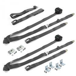SafeTBoy 3-Point Retractable Push Button Buckle Lap Belts for 1967-1976 THUNDERBIRD - STBD357E