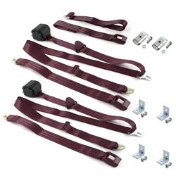 SafeTBoy 3-Point Retractable Push Button Buckle Lap Belts STBD35D7