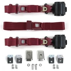 SafeTBoy 3-Point Retractable Push Button Buckle Lap Belts STBD35EF