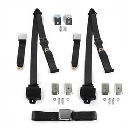 SafeTBoy 3-Point Retractable Airplane Buckle Lap Belts for 1928-1931 MODEL A - STBD367E