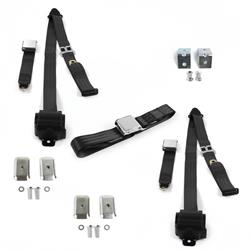 SafeTBoy 3-Point Retractable Airplane Buckle Lap Belts STBD36CC