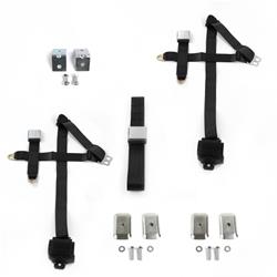 SafeTBoy 3-Point Retractable Airplane Buckle Lap Belts STBD36E1