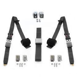 SafeTBoy 3-Point Retractable Airplane Buckle Lap Belts STBD3A33