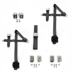 SafeTBoy 3-Point Retractable Airplane Buckle Lap Belts for 1962-1965 CHEVY II - STBD3A59