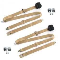 SafeTBoy 2-Point Push Button Buckle Lap Belts for 1984-2001 CHEROKEE - STBD469B