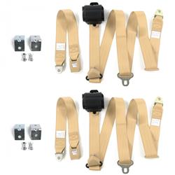 SafeTBoy 2-Point Push Button Buckle Lap Belts STBD46DF