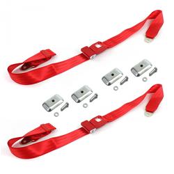 SafeTBoy 2-Point Push Button Buckle Lap Belts STBD473C