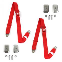 SafeTBoy 2-Point Push Button Buckle Lap Belts for 1971-1977 COMET, MAVERICK - STBD47E3