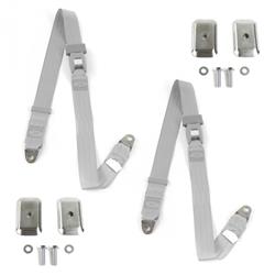 SafeTBoy 2-Point Push Button Buckle Lap Belts for 1954-1955 C-1 TRUCK, 1954-1956 C-3, 1956 C-4 - STBD495E