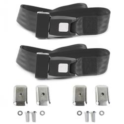 SafeTBoy 2-Point Push Button Buckle Lap Belts for 1980-1986 F-150 - STBD4ADE