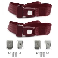 SafeTBoy 2-Point Push Button Buckle Lap Belts STBD4B6E