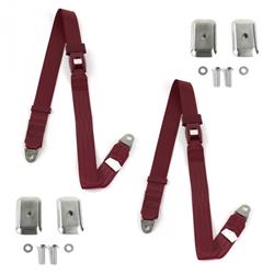 SafeTBoy 2-Point Push Button Buckle Lap Belts STBD4B7B