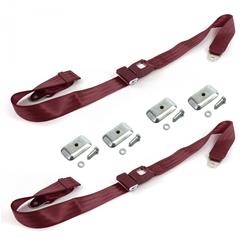 SafeTBoy 2-Point Push Button Buckle Lap Belts STBD4B8C