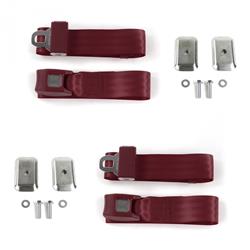 SafeTBoy 2-Point Push Button Buckle Lap Belts for 1961-1964 IMPALA - STBD4BAD