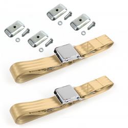 SafeTBoy 2-Point Airplane Buckle Lap Belts for 1950-1952 BEETLE - STBD4E34