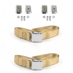 SafeTBoy 2-Point Airplane Buckle Lap Belts for 1964-1966 MUSTANG - STBD4E2F