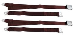 SafeTBoy 2-Point Airplane Buckle Lap Belts for 1949-1951 MERCURY, 1950-1951 MONTEREY - STBD52EC