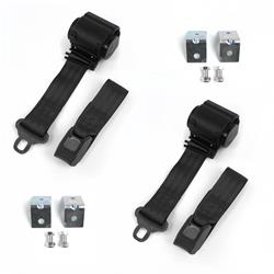 SafeTBoy 2-Point Retractable Push Button Buckle Lap Belts STBD544B