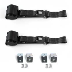 SafeTBoy 2-Point Retractable Push Button Buckle Lap Belts for 1979-1986 CAPRI, 1979-1993 MUSTANG - STBD5418