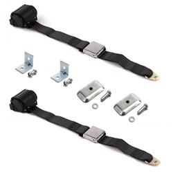 SafeTBoy 2-Point Retractable Airplane Buckle Lap Belts for 1957-1960 F-100, F-250, F-350 - STBD5B45