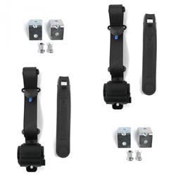 SafeTBoy 3-Point Retractable Push Button Buckle Lap Belts for 1958 IMPALA - STBD6319