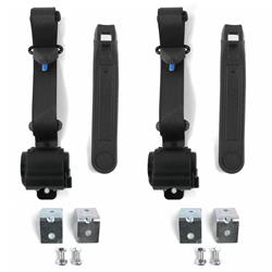 SafeTBoy 3-Point Retractable Push Button Buckle Lap Belts for 1961-1964 IMPALA - STBD62AD