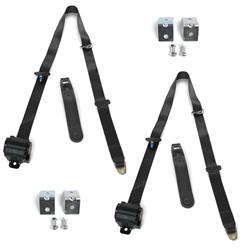 SafeTBoy 3-Point Retractable Push Button Buckle Lap Belts STBD6292