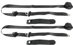 SafeTBoy 3-Point Retractable Push Button Buckle Lap Belts for 1973-1991 BLAZER, JIMMY, 1975-1986 K5 BLAZER - STBD6336