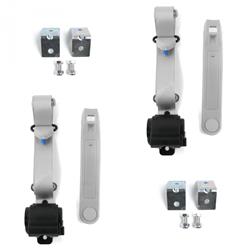 SafeTBoy 3-Point Retractable Push Button Buckle Lap Belts STBD6636