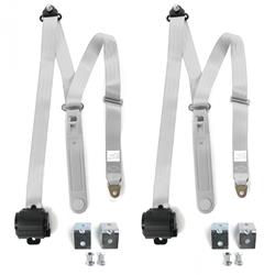 SafeTBoy 3-Point Retractable Push Button Buckle Lap Belts for 1958 IMPALA - STBD668E