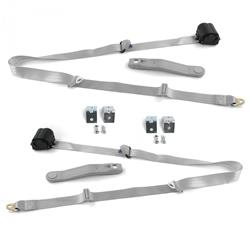 SafeTBoy 3-Point Retractable Push Button Buckle Lap Belts STBD66E1