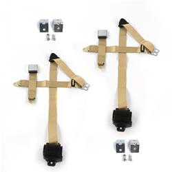 SafeTBoy 3-Point Retractable Airplane Buckle Lap Belts for 1961-1964 IMPALA - STBD6AC8