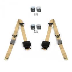 SafeTBoy 3-Point Retractable Airplane Buckle Lap Belts for 1979-1986 CAPRI, 1979-1993 MUSTANG - STBD6A99