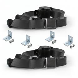 SafeTBoy 3-Point Retractable Airplane Buckle Lap Belts STBD6E3A