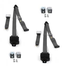 SafeTBoy 3-Point Retractable Airplane Buckle Lap Belts STBD6E6D