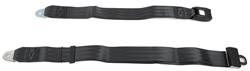 SafeTBoy 2-Point Push Button Buckle Lap Belts STBSB2LSBK