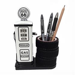 Gas Pump with Tire Stack Pen Holders 7590-34