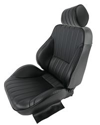 Procar Rally XL Recliner Black Vinyl Seat 80-1000-51R-XL