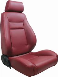 Scat Procar Elite Series 1100 Maroon Vinyl Seat 80-1100-56L