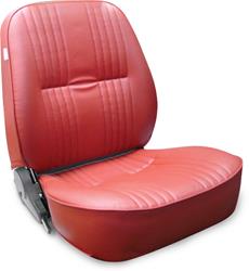 Procar Lowback Series 1400 Red Vinyl Seat 80-1400-58R