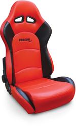 Procar Sportsman Pro Recliner Series 1615 Red/black Vinyl Seat 80-1615-58